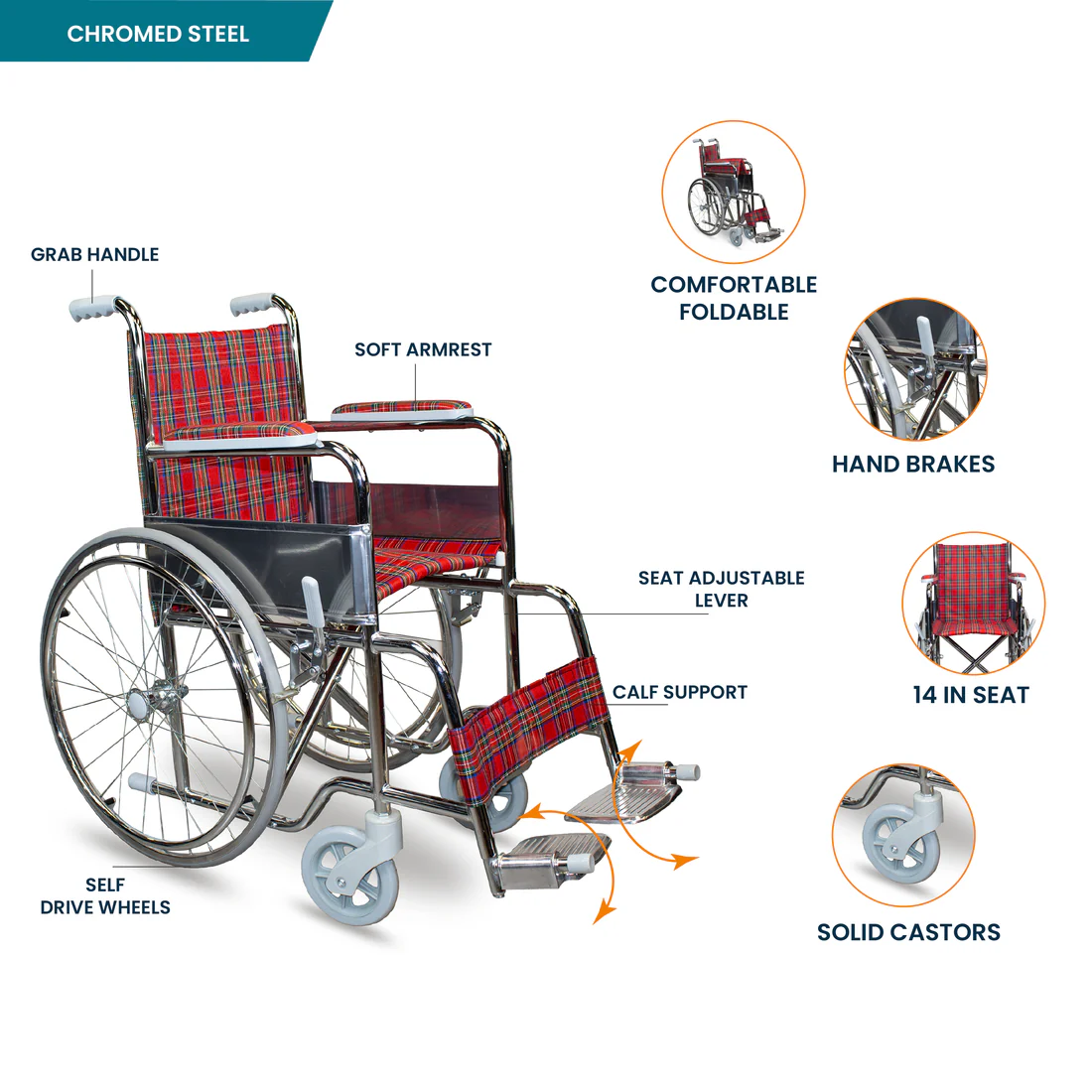 Arrex Elmo Pediatric Wheelchair