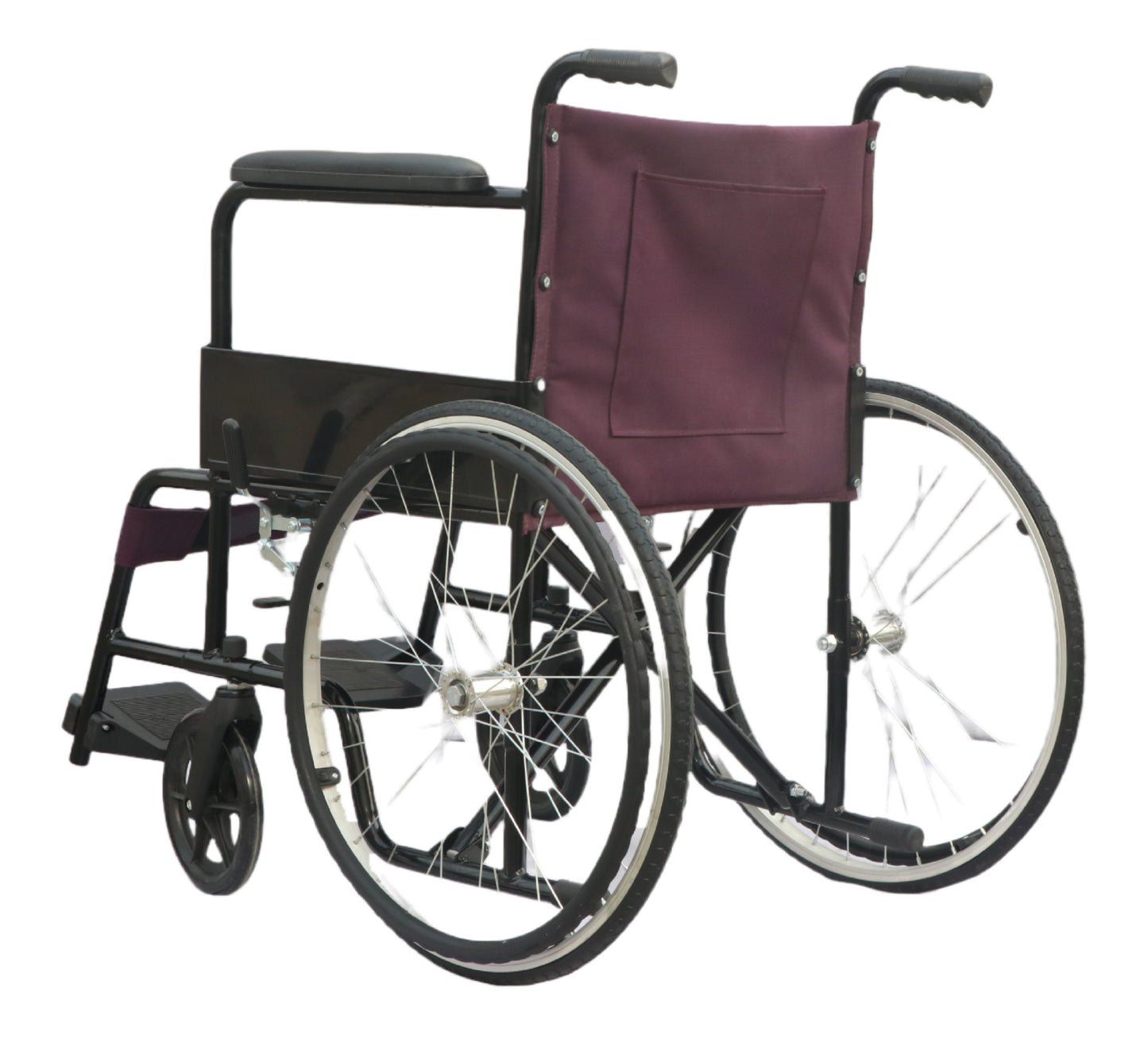 Anrace Spoke Wheelchair Black