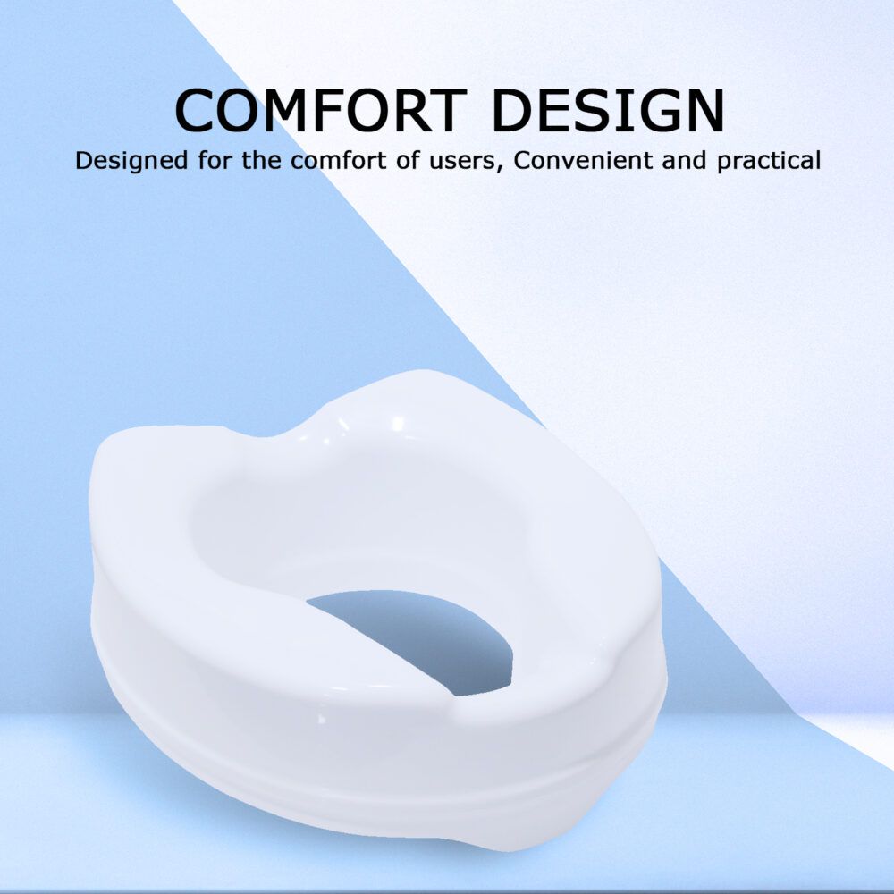 Toilet Commode Raiser Easy Care 4 Inches