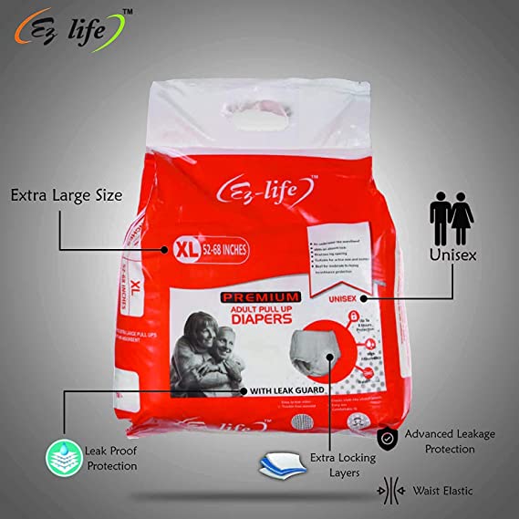 Ezlife Adult Diaper Pants - Extra Large Pull Ups