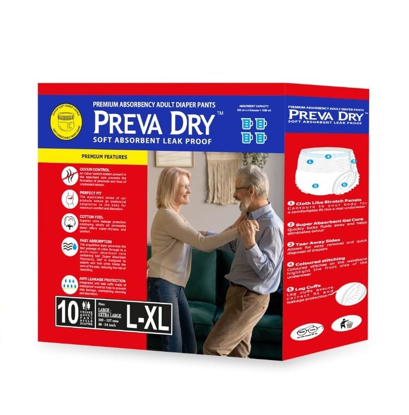 Preva Premium Adult Diaper Pants - Large Pull Ups